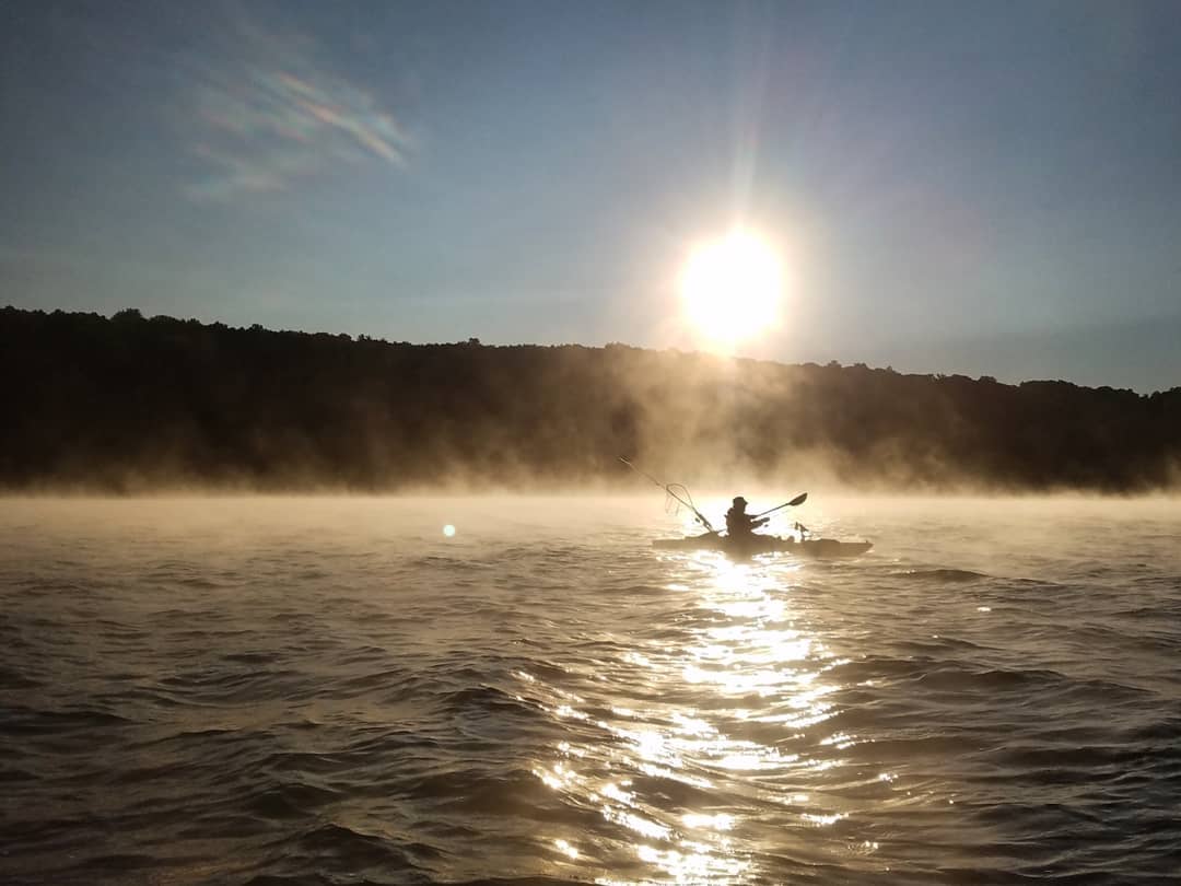 cayuga Lake fishing, Ithaca, NY (3/13/2021)