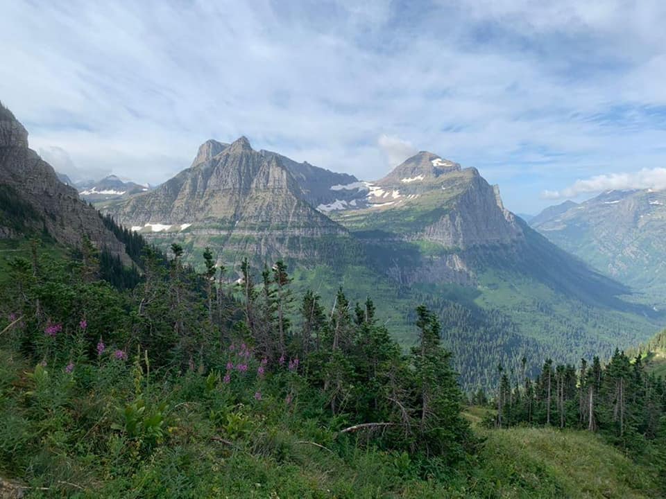 Overlook in Glacier National Park, MT, USA, 8/20/2020